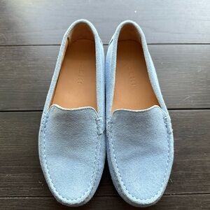 M. Gemi The Felize Suede Moccasin Sky Blue 35.5